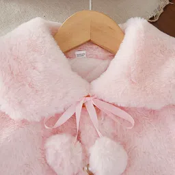 StyleCast x Revolte Infant Girls Spread Collar Applique Overcoat image 4