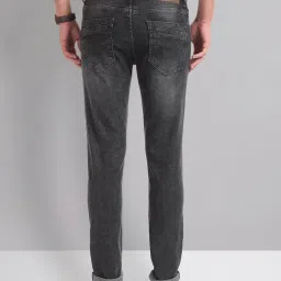AD by Arvind Grey Lightly Washed Skinny Fit Jeans image 2