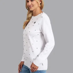 Beverly Hills Polo Club White Embellished Sweater image 4