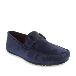 Metro Men's Navy Casual Loafers-image-43