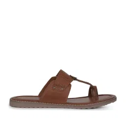 Bata Men's Tan Toe Ring Sandals image 2