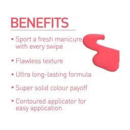 MyGlamm Lit Matte Nail Enamel Twerk - 7 ml image 3