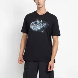 Adidas Originals Black Cotton Regular Fit Printed Sports T-Shirt-picture-21