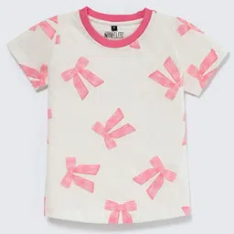 Nite Flite Girls Multicolor Printed Cotton Regular Fit Nightsuits-picture-17