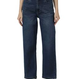 Van Heusen Navy Cotton Regular Fit Jeans-picture-4