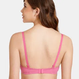 Rosaline by Zivame Pink Under-Wired T-Shirt Bra image 2