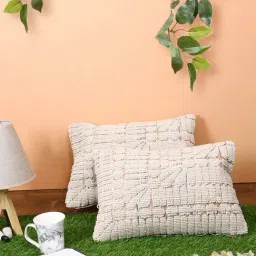 Romee Cream Wool Embroidery Cushion Covers-picture-35