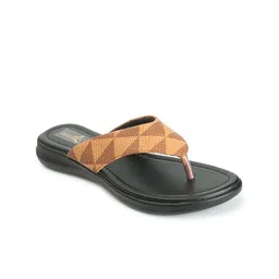 TWINSSHOE Women Tan Casual Open Toe Flats image 3