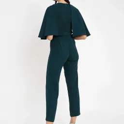 Madame Bottle Green Regular Fit Jumpsuit image 2