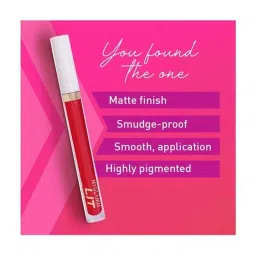 MyGlamm LIT Liquid Matte Lipstick Heart Eyeing - 3 ml image 4