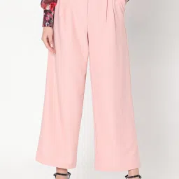 Vero Moda Pink Straight Fit High Rise Pants image 2