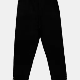 Kiddopanti Kids Black & Pink Regular Fit Capri (Pack of 2) image 2