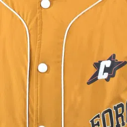 Crimsoune Club Boys Mustard Color Block Jacket image 2