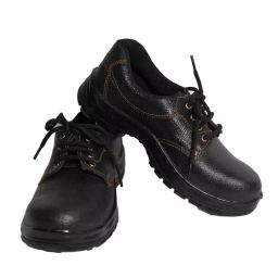 generic SAFE WORK Steel Toe Safety Shoes, Low Ankle PU Sole Size UK 8 Black, Atom-8-picture-14