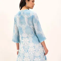 Marigold Lane Blue Printeded Tunic image 2