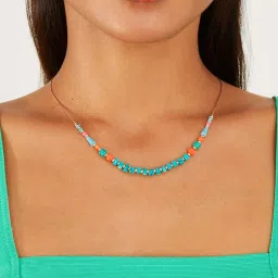 Accessorize London Bright Beaded Necklace image 2