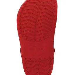 Crocs Unisex Crocband Pepper Red & Dark Grey Back Strap Clogs image 3