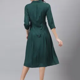 Latin Quarters Green Shirt Dress image 2