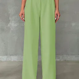 BAESD Women Relaxed Straight Leg High-Rise Trousers-picture-32