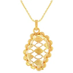 Malabar Gold and Diamonds 22k Gold Pendant without Chain for Women image 1