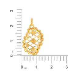 Malabar Gold and Diamonds 22k Gold Pendant without Chain for Women image 3