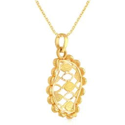 Malabar Gold and Diamonds 22k Gold Pendant without Chain for Women image 4