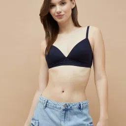 Ginger By Lifestyle Pink & Black Regular Fit Bra image 2