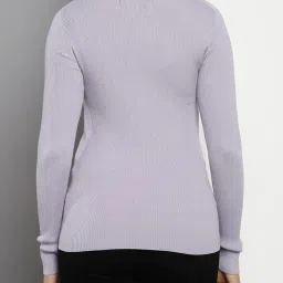 Calvin Klein Purple Self Slim Fit Sweater image 2