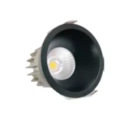 LUKER Corvus 18 W Black LED Anti Glare Trimless COB Light Neutral White, LAGBCOB18BK image 1