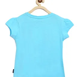 lil tomatoes Li'l Tomatoes Kids Blue Embellished Top image 2