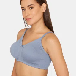 Zivame Blue Non-Wired Full Coverage Bra image 3