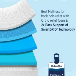 The Sleep Company SmartGrid Double Size Bed Back Pain Relief Orthopedic Mattress - 8 inches image 4