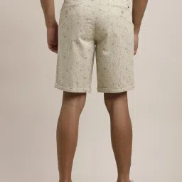 Turtle Beige Regular Fit Printed Shorts image 2