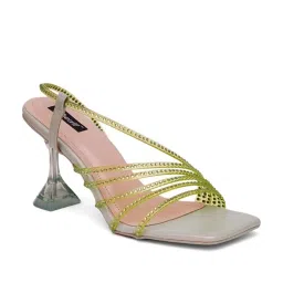 Sherrif Women's Green Sling Back Sandals image 2