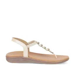 Tresmode Women's Beige Sling Back Sandals image 2