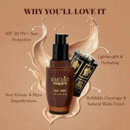 LoveChild Masaba One Take 5 In 1 BB Cream Tender Tigress (Deep) - 30 ml image 3