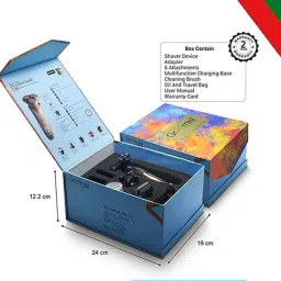 Groomiist PSK-06 Platinum Series Cordless 6 in 1 Professional Grooming Kit - 60 Min Runtime (Black) image 3