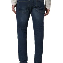 celio celio* Indigo Blue Lightly Washed Slim Fit Jeans image 2