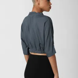 Forever 21 Grey Regular Fit Crop Top image 2
