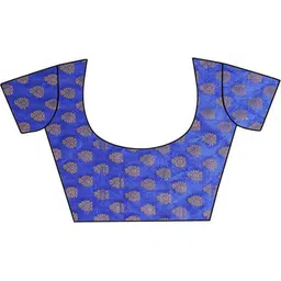 THE FASHION ATTIRE Solid Daily Wear Saree with Blouse Piece image 4