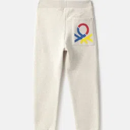 United Colors of Benetton Boys Grey Joggers image 2