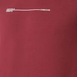 Crimsoune Club Maroon Regular Fit Printed Sweatshirt image 4
