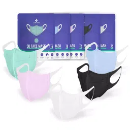 CARE VIEW CV-3PLY-3D-MULTI-POUCH-100 Disposable Mask ( Pack of 100) image 2