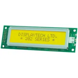 Displaytech Alphanumeric LCD Display Yellow on Green 2 Rows by 20 Characters Transflective, 202A-BC-BC-picture-34