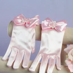 TIPY TIPY TAP Girls pink Satin Regular Winter Gloves-picture-47