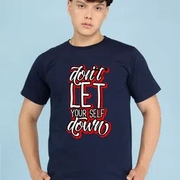 BRAWNY BATTLER Men Typography Printed Round Neck Cotton T-shirt image 5