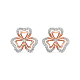 Joyalukkas 18 kt Gold & Diamond Stud Earrings-picture-47