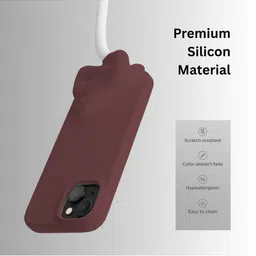 INNOPACE Silicone iPhone 15 Back Case image 4