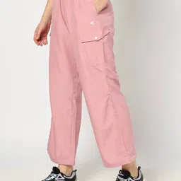 Performax Women Loose-Fit Elastic Waist Mid-Rise Track Pants image 2