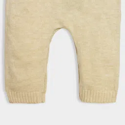 Mi Arcus Full Sleeves Knitted Romper -  Cream image 5